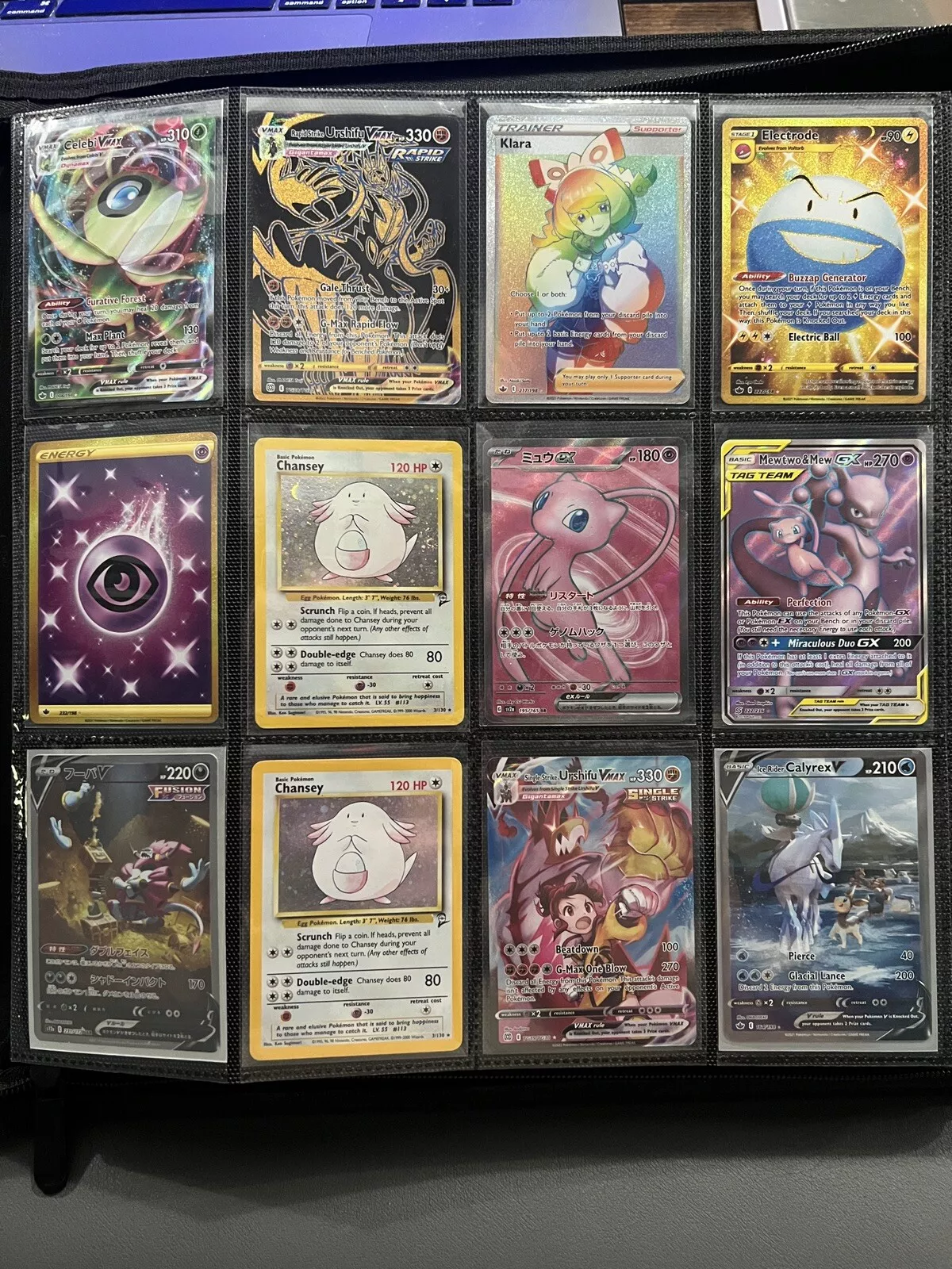 Huge Pokemon Card Collection Lot Binder Full Arts GX EX Vintage Wotc 300+ Holos