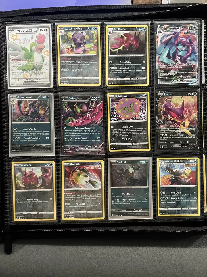 Huge Pokemon Card Collection Lot Binder Full Arts GX EX Vintage Wotc 300+ Holos