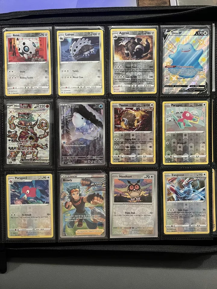 Huge Pokemon Card Collection Lot Binder Full Arts GX EX Vintage Wotc 300+ Holos